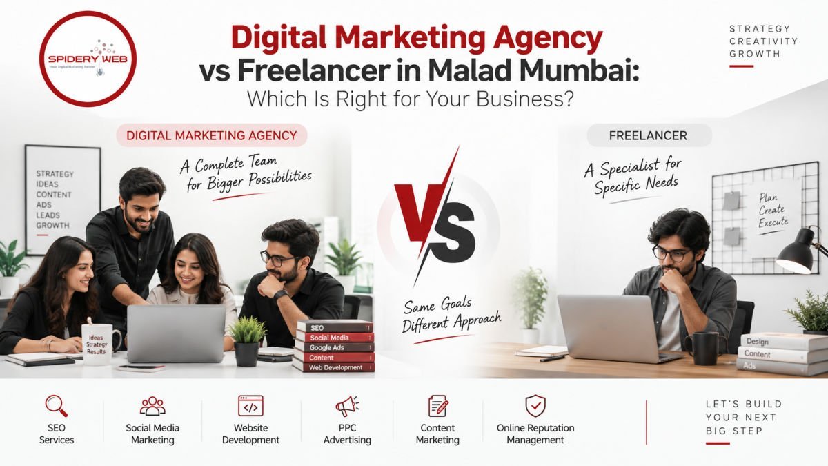 Digital Marketing Agency in Malad Mumbai vs Freelancer: What Should Your Business Choose?