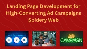 Spidery Web landing page designed for high-converting ad campaigns