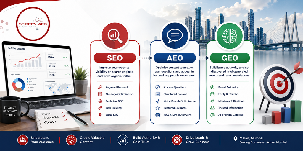Best digital marketing agency in Mumbai | Spidery Web Agency